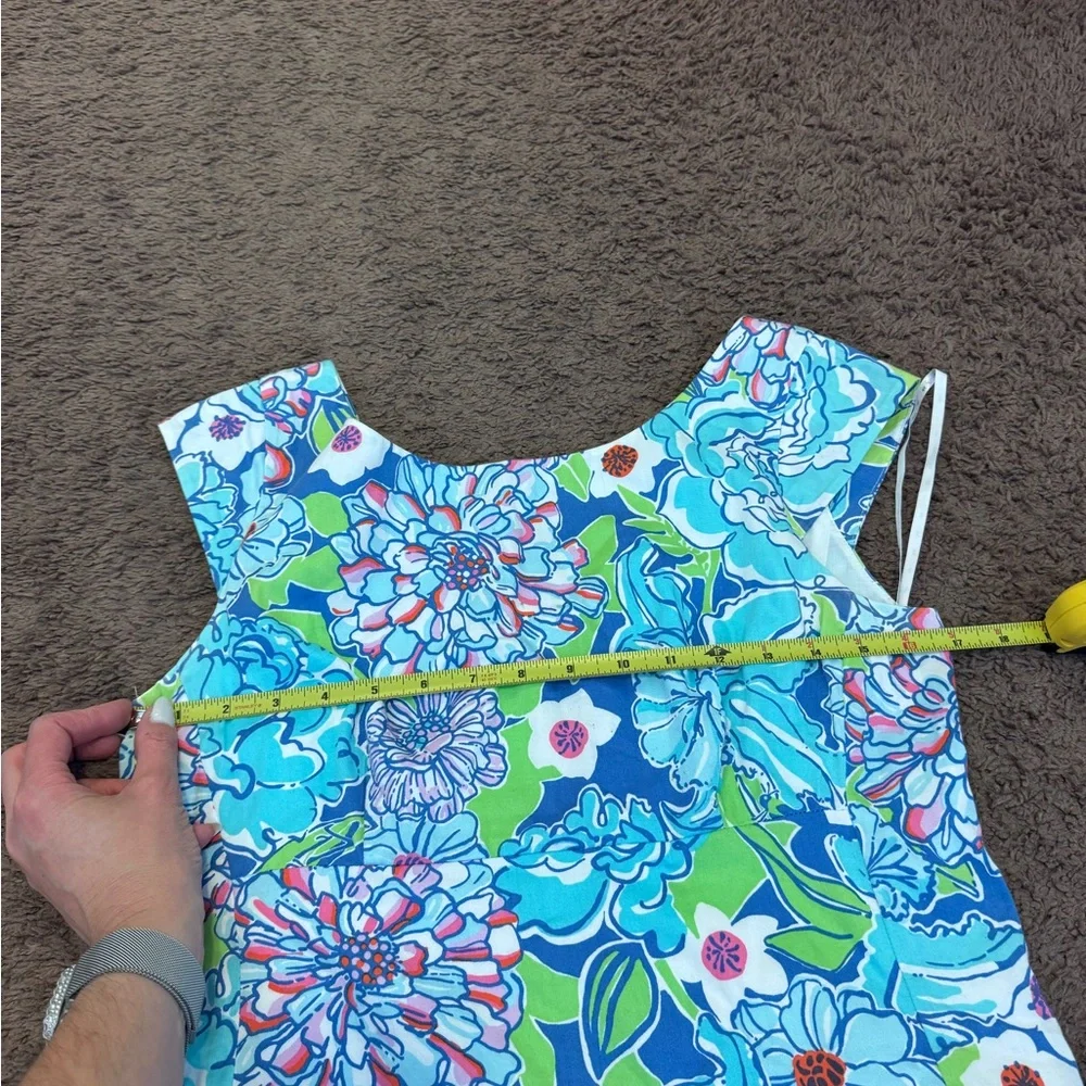 Lilly Pulitzer Allura Mayflower Floral Print Cap Sleeve Dress Sheath 8 $198 - Picture 10 of 11